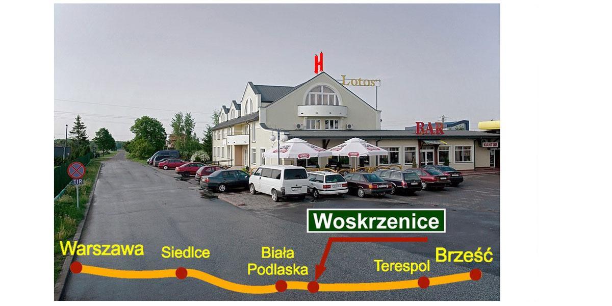 Hotel Lotos Woskrzenice Duze Экстерьер фото